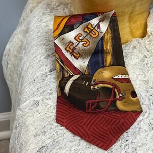FSU Florida State University Silk Neck Tie Seminoles ACC Eagles Wings  Football